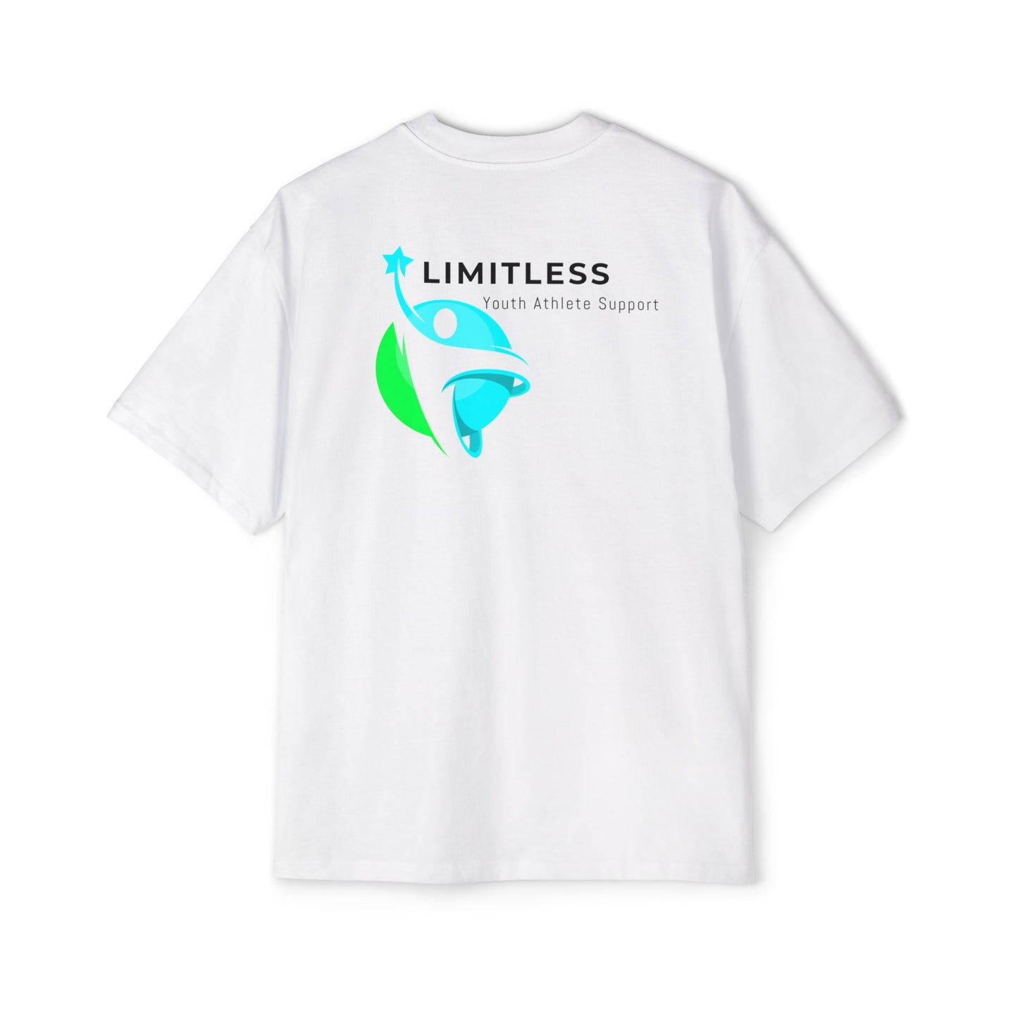 Limitless Youth Athlete Support Oversized Tee - Heavy weight AS colour